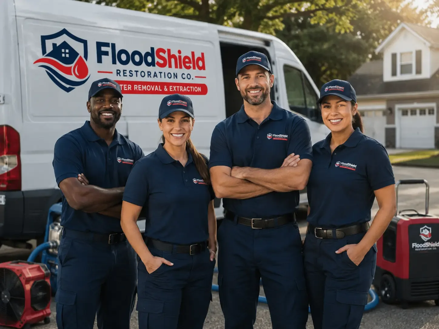 Flood Damage Restoration company in Coal Township, PA
